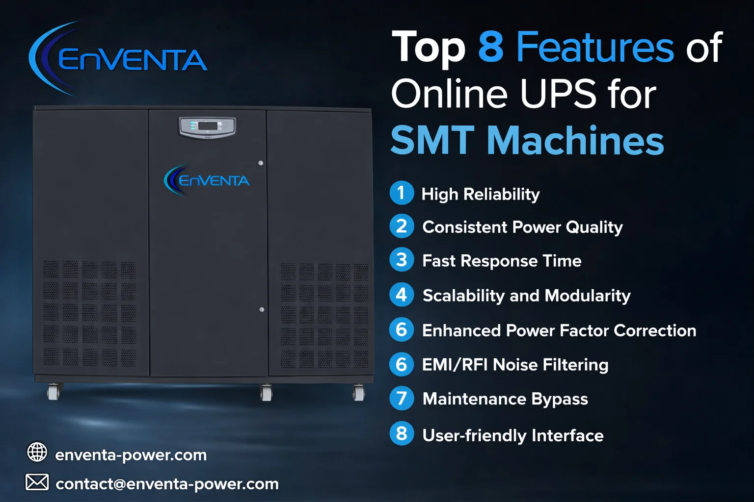 Online UPS for SMT Machines