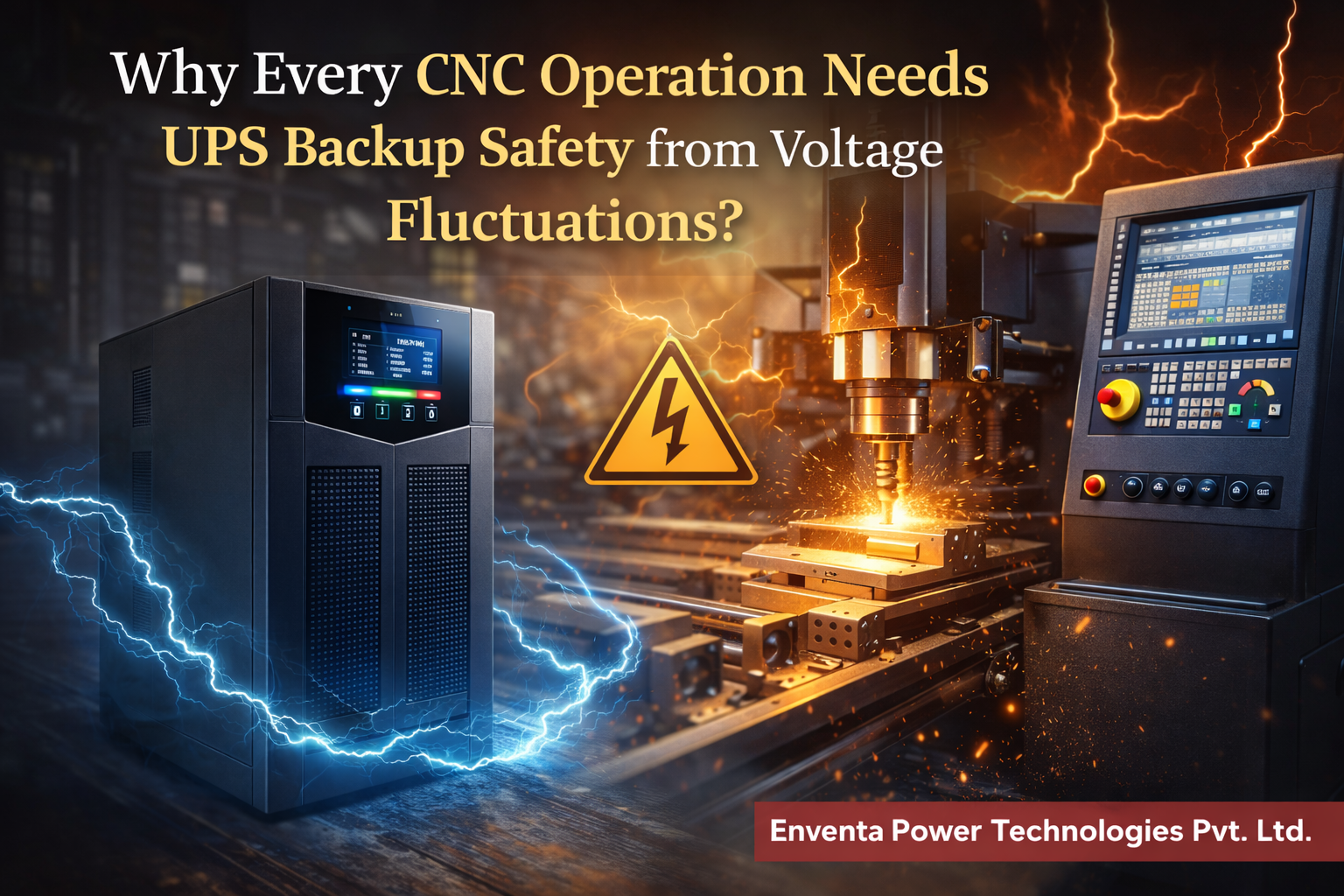 UPS Systems for CNC Equipment