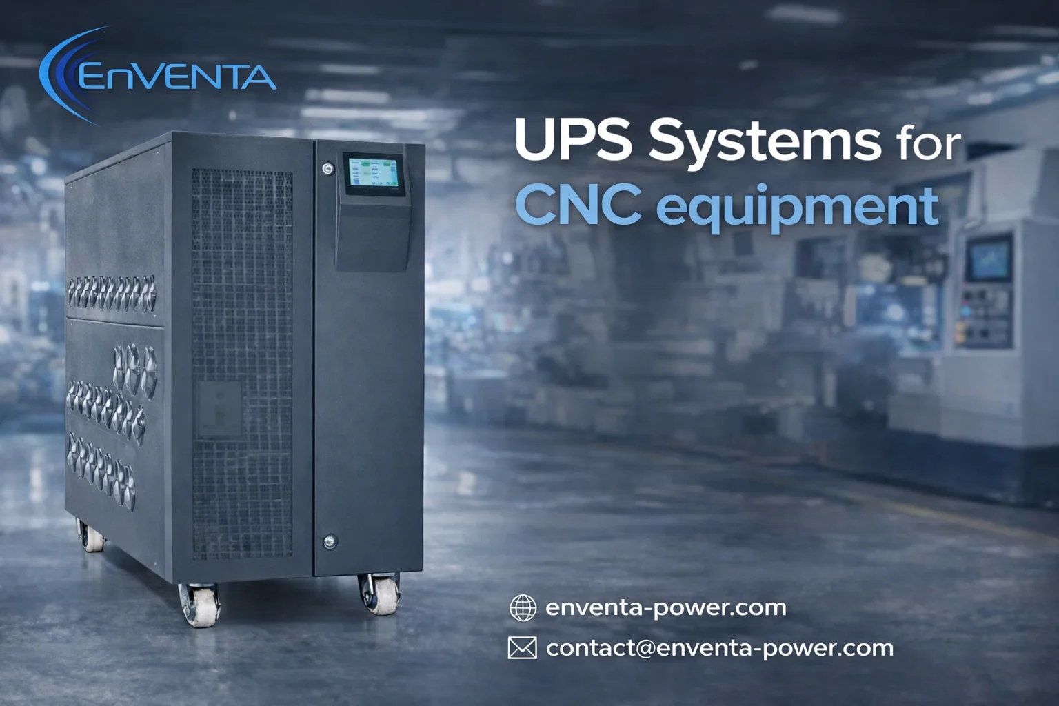 UPS Systems for CNC equipment